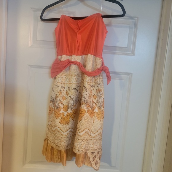 Disney Princess Moana Costume Dress Girls Medium - Picture 2 of 4
